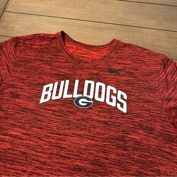Nike UGA Georgia Bulldogs NCAA Football Short Sleeve Tee Shirt Men’s XXL - Picture 2 of 6